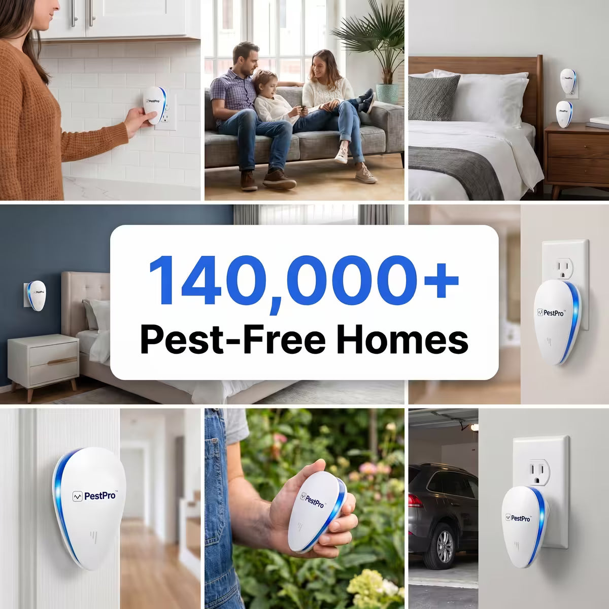 PestPro™ Ultrasonic Pest Repeller